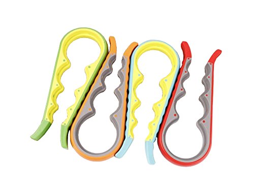 Premium Deckelöffner & Dosenöffner | Flaschenöffner für Schraubverschlüsse | Glasöffner | KLACK - offen | Can Opener (Orange) von OZYOL