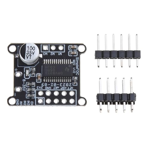 Bürstenloser Motortreiber, einfacher FOC Mini 8 V-30 V 2,5 A FOC-Steuerungstreiber SVPWM/SPWM-Algorithmus DRV8313 Chip-Treiberplatine Simplefocmini Motorsteuerplatine Bürstenloser Motortreiber, einfacher FOC Mini 8 V-30 V 2,5 A FOC-Steuerungstreiber SVPWM/SPWM-Algorithmus DRV8313 Chip-Treiberplatine Simplefocmini Motorsteuerplatine von Oadnijuie