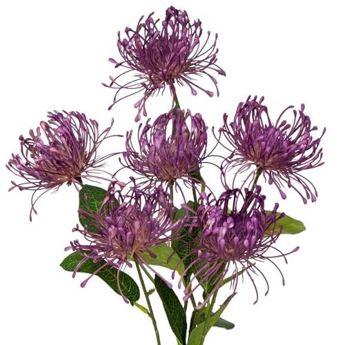 Kunstblumen Chrysanthemen Dekoration mit 6 Chrysanthemen Blütenköpfe 2er-Set Künstliche Spinnen Dekoration für Herbstdeko Heimdekoration, Hochzeit, Garten Party Dekoration Blumenarrangement, Lila Kunstblumen Chrysanthemen Dekoration mit 6 Chrysanthemen Blütenköpfe 2er-Set Künstliche Spinnen Dekoration für Herbstdeko Heimdekoration, Hochzeit, Garten Party Dekoration Blumenarrangement, Lila von Oairse