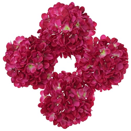 Oairse 4er-Set Kunstblumen Hortensien Künstliche Hortensie Blumen mit Stiel Künstliche Blumen wie echte Hortensien für Weihnachten, Zuhause, Tischdekoration, Hochzeitsfeier-Arrangements Oairse 4er-Set Kunstblumen Hortensien Künstliche Hortensie Blumen mit Stiel Künstliche Blumen wie echte Hortensien für Weihnachten, Zuhause, Tischdekoration, Hochzeitsfeier-Arrangements von Oairse