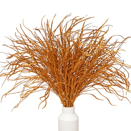 Oairse 5er-Set Halloween Glitzerzweige Herbstzweige Künstliche Künstliche Glitzer-Zweige für Halloween, Weihnachtsdekorationen, Tafelaufsätze, Vasenfüller, Spukhaus- und Partydekorationen Oairse 5er-Set Halloween Glitzerzweige Herbstzweige Künstliche Künstliche Glitzer-Zweige für Halloween, Weihnachtsdekorationen, Tafelaufsätze, Vasenfüller, Spukhaus- und Partydekorationen von Oairse