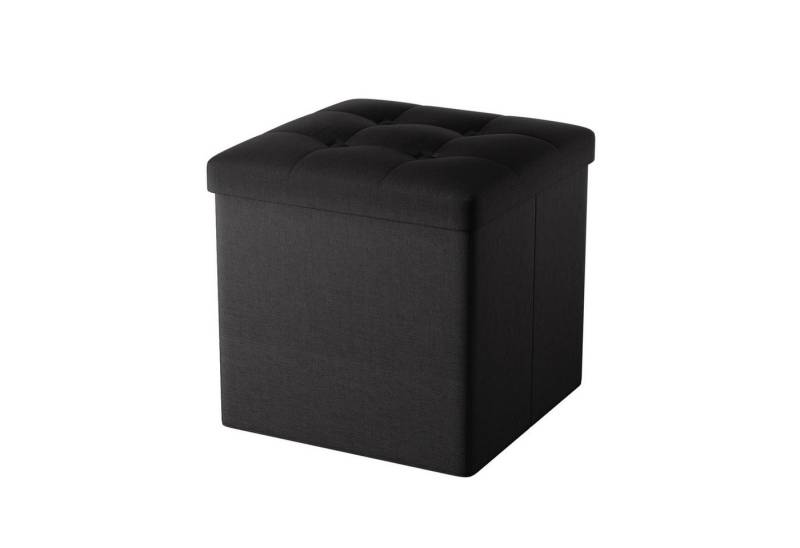 Oak&Tea Stauraumhocker Sitzhocker mit Stauraum – Klappbare Aufbewahrungsbox & Sitzwürfel von Oak&Tea