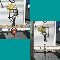 Eichhörnchen Willkommensschild, Gartenkunst Vogel Fütterer, Apfel/Fat Ball Haus Wärmendes Geschenk, Metall Gartenkunst, Fütterer Eichhörnchen Willkommensschild, Gartenkunst Vogel Fütterer, Apfel/Fat Ball Haus Wärmendes Geschenk, Metall Gartenkunst, Fütterer von OakHillAccents