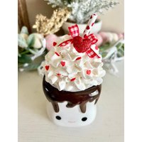 Faux Whipped Sahne Valentinstag Tasse Topper von OakandEverly