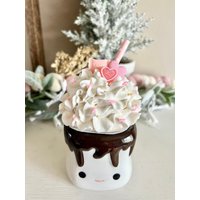 Faux Whipped Sahne Valentinstag Tasse Topper von OakandEverly