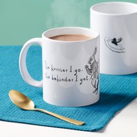 Alice Im Wunderland Tasse Mit Spruch "The Hurrier I Go' von OakdeneDesigns