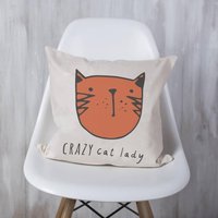 Crazy Cat Lady - Kissen von OakdeneDesigns