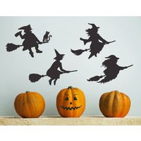 Halloween Hexen Wandsticker Set von OakdeneDesigns