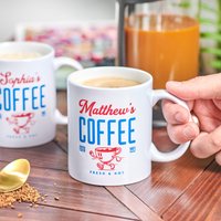Personalisierte Kaffeetasse von OakdeneDesigns