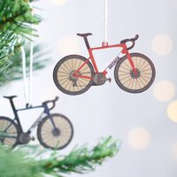 Personalisierte Rennrad Weihnachtsdekoration von OakdeneDesigns