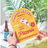 Personalisiertes Pizzaschild Aus Metall von OakdeneDesigns