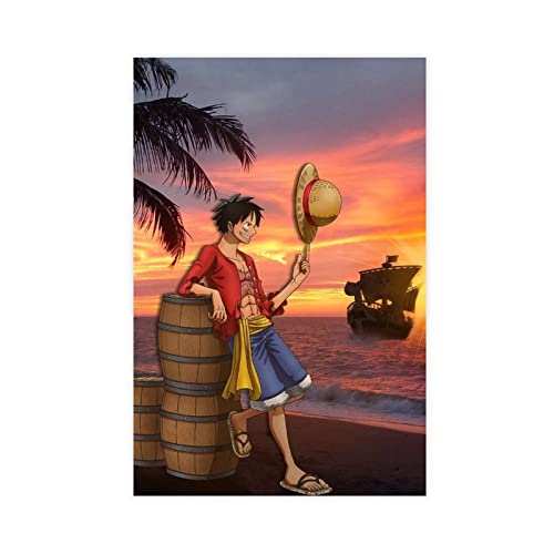 Anime Luffy einteiliges Poster 27 Leinwand Poster Schlafzimmer Dekor Sport Landschaft Büro Zimmer Dekor Geschenk ungerahmt 40 x 60 cm von OakiTa