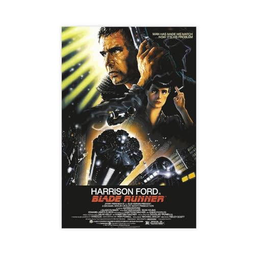 Blade Runner Retro-Filmposter (21), Leinwand, Poster, Schlafzimmer, Dekoration, Sport, Landschaft, Büro, Raumdekoration, Geschenk, ungerahmt, 30 x 45 cm von OakiTa