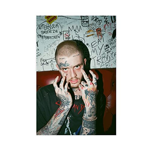 Lil Peep Rapper Poster (6) Leinwand Poster Schlafzimmer Dekor Sport Landschaft Büro Zimmer Dekor Geschenk ungerahmt 40 x 60 cm von OakiTa