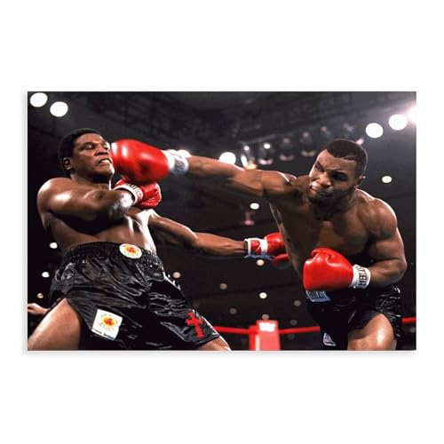 Mike Tyson Poster Boxposter (6) Leinwand Poster Schlafzimmer Dekor Sport Landschaft Büro Zimmer Dekor Geschenk ungerahmt 50 x 75 cm von OakiTa