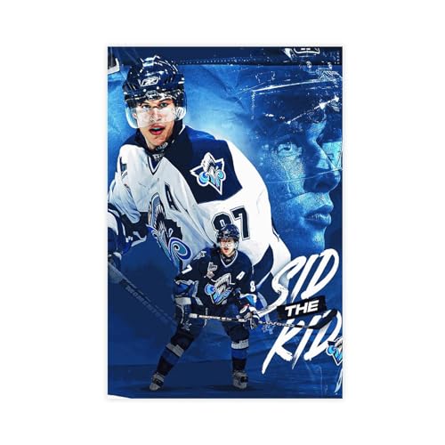 OakiTa Sidney Crosby Eishockey-Sport-Poster, Leinwand-Poster, Wandkunst, Dekordruck, Bild, Gemälde für Wohnzimmer, Schlafzimmer, Dekoration, ungerahmt, 40 x 60 cm von OakiTa