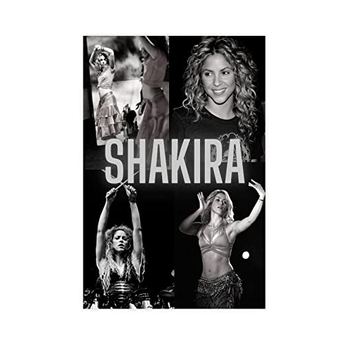 Pop Rock Sängerin Shakira Star Poster (13) Leinwand Poster Wandkunst Dekor Druck Bild Gemälde für Wohnzimmer Schlafzimmer Dekoration ungerahmt 30 x 45 cm von OakiTa