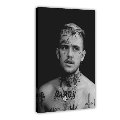 Rapper Lil Peep Poster (2) Leinwand Poster Schlafzimmer Dekor Sport Landschaft Büro Zimmer Dekor Geschenk Rahmenstil 30 x 45 cm von OakiTa