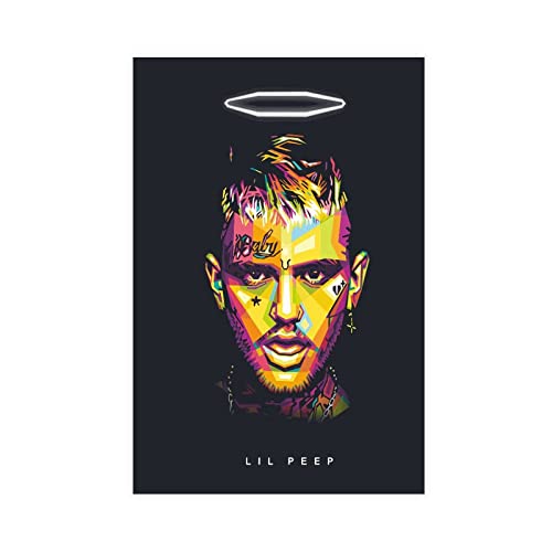Rapper Lil Peep Poster auf Leinwand, Schlafzimmer, Dekoration, Sport, Landschaft, Büro, Raumdekoration, Geschenk, ungerahmt, 40 x 60 cm von OakiTa