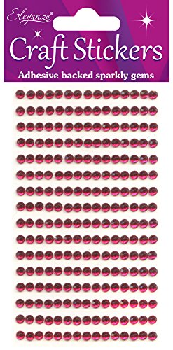 Eleganza Edelsteine, Synthetisches Material, Rose, 16.5 x 7.6 x 0.2 cm von Eleganza