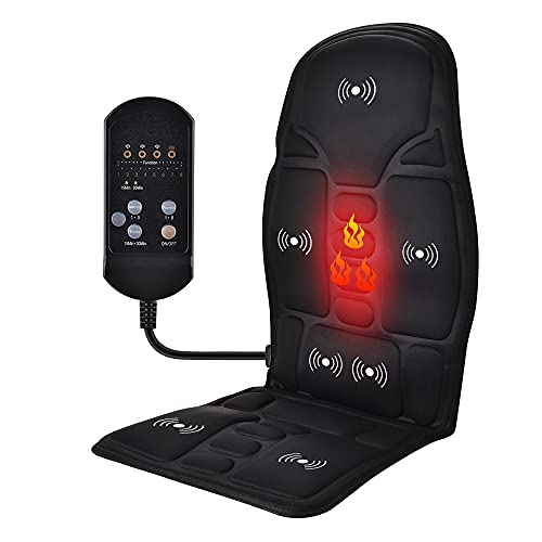 Oamger Massagesitzauflage, Massageauflage mit Wärme und Vibration, 8 Massagefunktionen, 7 Vibrationsmotoren, 3 Intensitäten, 15/30 Min Zeitbestimmung, Rückenmassaggerät zuhause und im Büro Oamger Massagesitzauflage, Massageauflage mit Wärme und Vibration, 8 Massagefunktionen, 7 Vibrationsmotoren, 3 Intensitäten, 15/30 Min Zeitbestimmung, Rückenmassaggerät zuhause und im Büro von Oamger