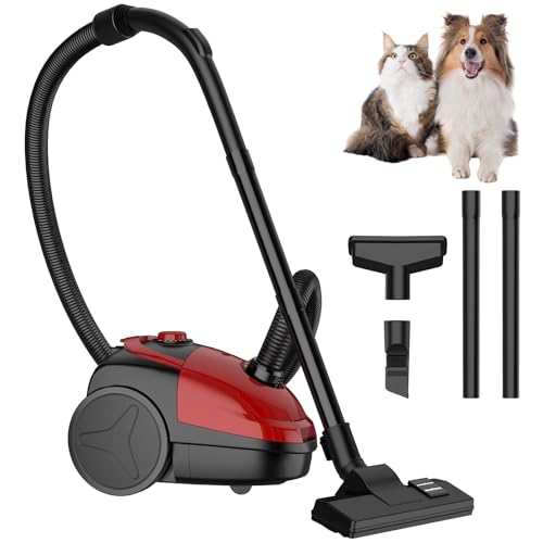 Oamger Staubsauger, 2000W Compact Staubsauger mit Beutel, Bodenstaubsauger mit HEPA Filtersystem, 4.5m Aktionsradius, Multifunktionsdüse,1.5L Staubbeutel, für Holzboden, Teppich, Fliesen (1200W) von Oamger