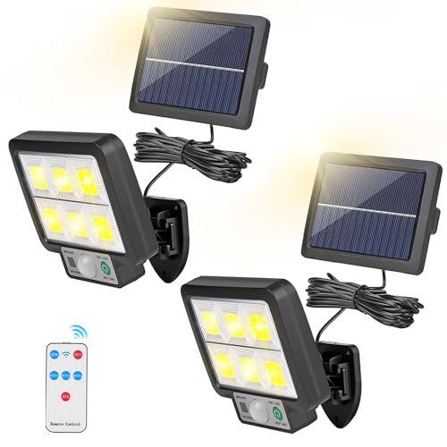 Solarlampen für Außen mit Bewegungsmelder, LED Solarleuchten für Aussen, Solar Strahler IP65 Außenwandleuchte, 3 Modi, IP65 Wasserdichte Solar-Split Lampe für Aussen Outdoor Hauswand (2 Stück B) Solarlampen für Außen mit Bewegungsmelder, LED Solarleuchten für Aussen, Solar Strahler IP65 Außenwandleuchte, 3 Modi, IP65 Wasserdichte Solar-Split Lampe für Aussen Outdoor Hauswand (2 Stück B) von Oamger