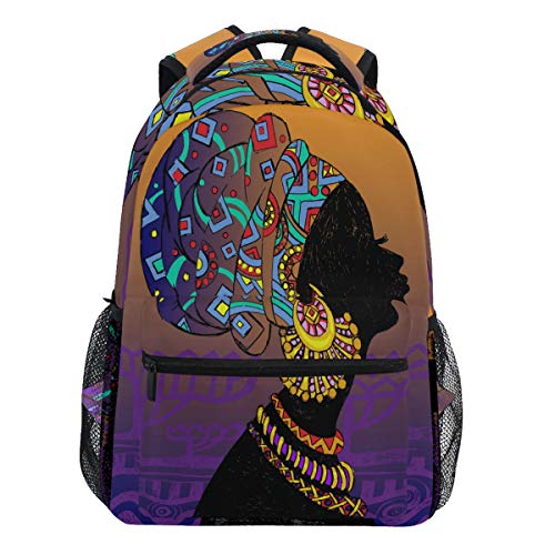 Oarencol Damen Vintage Traditioneller Tribal afrikanischer Bohemian Indian Rucksack Büchertasche Daypack Reise Schule College Tasche für Damen Herren Mädchen Jungen von Oarencol