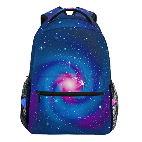 Oarencol Galaxy Star Swirl Universe 3D Space Cosmos Rucksack Bookbag Daypack Reise Schule College Tasche für Damen Herren Mädchen Jungen von Oarencol