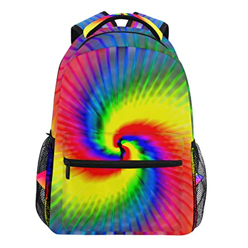 Oarencol Rucksack mit batischem Regenbogenfarben, für Reisen, Schule und Schule von Oarencol