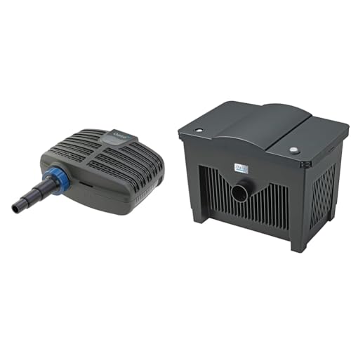 OASE 20249 Filterpumpe AquaMax Eco Classic 3500E, 3500 l/h Förderleistung & 56776 Durchlauffilter BioSmart 18000 geeignet für Teiche bis 18 m³, Filtersystem, Filterset inkl Filtermaterial OASE 20249 Filterpumpe AquaMax Eco Classic 3500E, 3500 l/h Förderleistung & 56776 Durchlauffilter BioSmart 18000 geeignet für Teiche bis 18 m³, Filtersystem, Filterset inkl Filtermaterial von Oase
