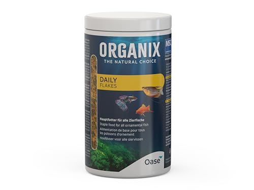 OASE ORGANIX Daily Flakes 1000 ml - hochwertiges Hauptfutter in Flockenform, für farbenprächtige Aquarienfische, ideal für die tägliche Fütterung OASE ORGANIX Daily Flakes 1000 ml - hochwertiges Hauptfutter in Flockenform, für farbenprächtige Aquarienfische, ideal für die tägliche Fütterung von Oase