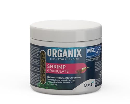 OASE ORGANIX Shrimp Granulate 175 ml - Hauptfutter für Garnelen, proteinreicher Algenmix, Granulatfutter OASE ORGANIX Shrimp Granulate 175 ml - Hauptfutter für Garnelen, proteinreicher Algenmix, Granulatfutter von Oase