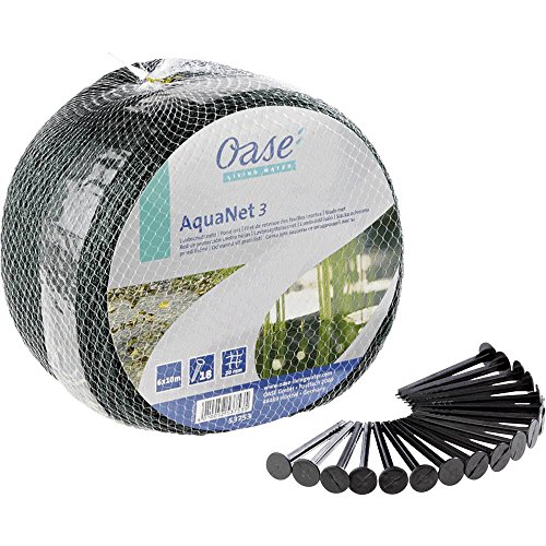 Oase 53753 Aquanet Teichnetz 3 - schützt Teiche vor Blättern und Laub, Verwendung als Vogelschutznetz an Bäumen und Sträuchern, Teichgröße bis max. 6 x 10 m, Grün Oase 53753 Aquanet Teichnetz 3 - schützt Teiche vor Blättern und Laub, Verwendung als Vogelschutznetz an Bäumen und Sträuchern, Teichgröße bis max. 6 x 10 m, Grün von Oase