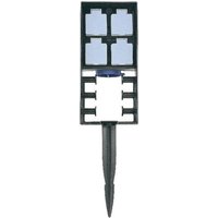 Oase 55433 Gartensteckdose 4fach Schwarz mit Erdspieß von Oase