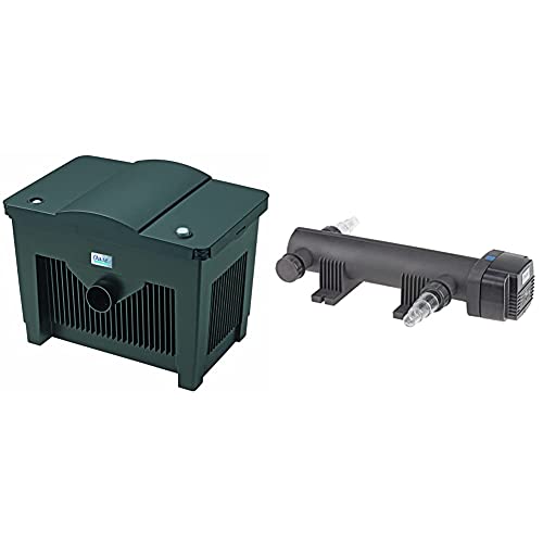 Oase 56776 Durchlauffilter BioSmart 18000 | Filter für bis zu 18.000 l/h & 56885 UVC Vorklärgerät Vitronic 36 W | Teichklärer | Algenbekämpfung | UVC-Klärer Oase 56776 Durchlauffilter BioSmart 18000 | Filter für bis zu 18.000 l/h & 56885 UVC Vorklärgerät Vitronic 36 W | Teichklärer | Algenbekämpfung | UVC-Klärer von Oase