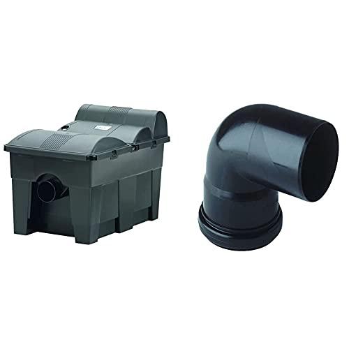 Oase 57377 Durchlauffilter BioSmart 16000 | Filter für bis zu 16.000 l/h | Filtersystem | klares Teichwasser | Teichfilter & DN75/87 Verbindungsbogen, Schwarz Oase 57377 Durchlauffilter BioSmart 16000 | Filter für bis zu 16.000 l/h | Filtersystem | klares Teichwasser | Teichfilter & DN75/87 Verbindungsbogen, Schwarz von Oase