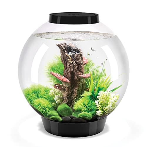 biOrb 72005 CLASSIC 30 LED schwarz - dekoratives Aquarium Komplett-Set mit Filter-System, LED-Beleuchtung und Keramik-Kies aus widerstandsfähigem Acryl-Glas von biOrb