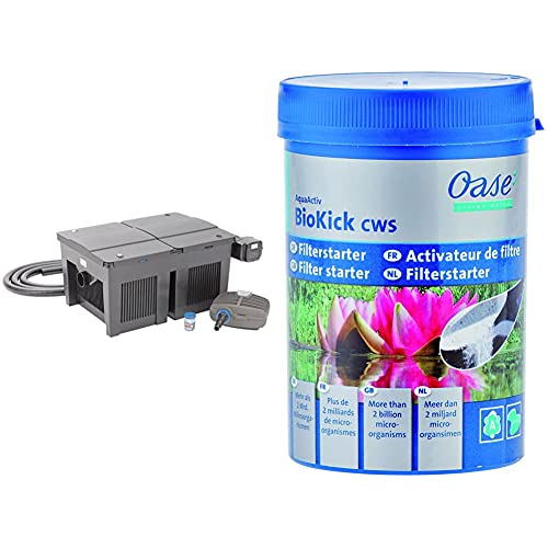Oase BioSmart Set 24000 Durchlauffilterset & Starterbakterien für Teichfilter AquaActiv BioKick, 200 ml Oase BioSmart Set 24000 Durchlauffilterset & Starterbakterien für Teichfilter AquaActiv BioKick, 200 ml von Oase