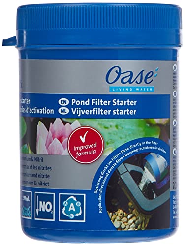 OASE 50295 AquaActiv BioKick, 200 ml (190 g) für 10.000 l - Teichbakterien Starterbakterien für Fischteich Gartenteich Schwimmteich von Oase