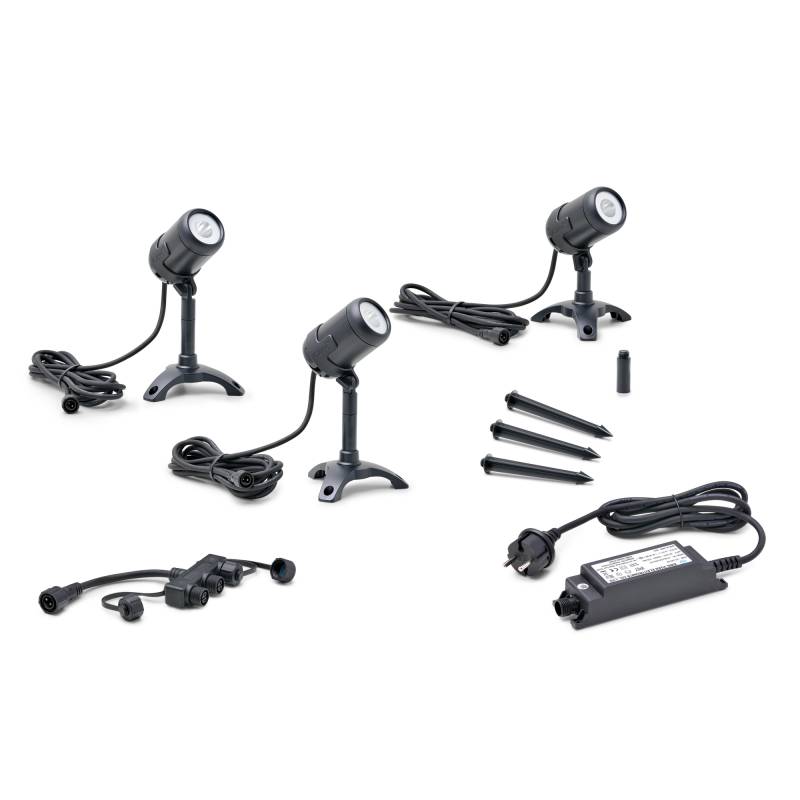 Oase Teichbeleuchtung 'LunAqua Connect M Set 3' warmweiß von Oase