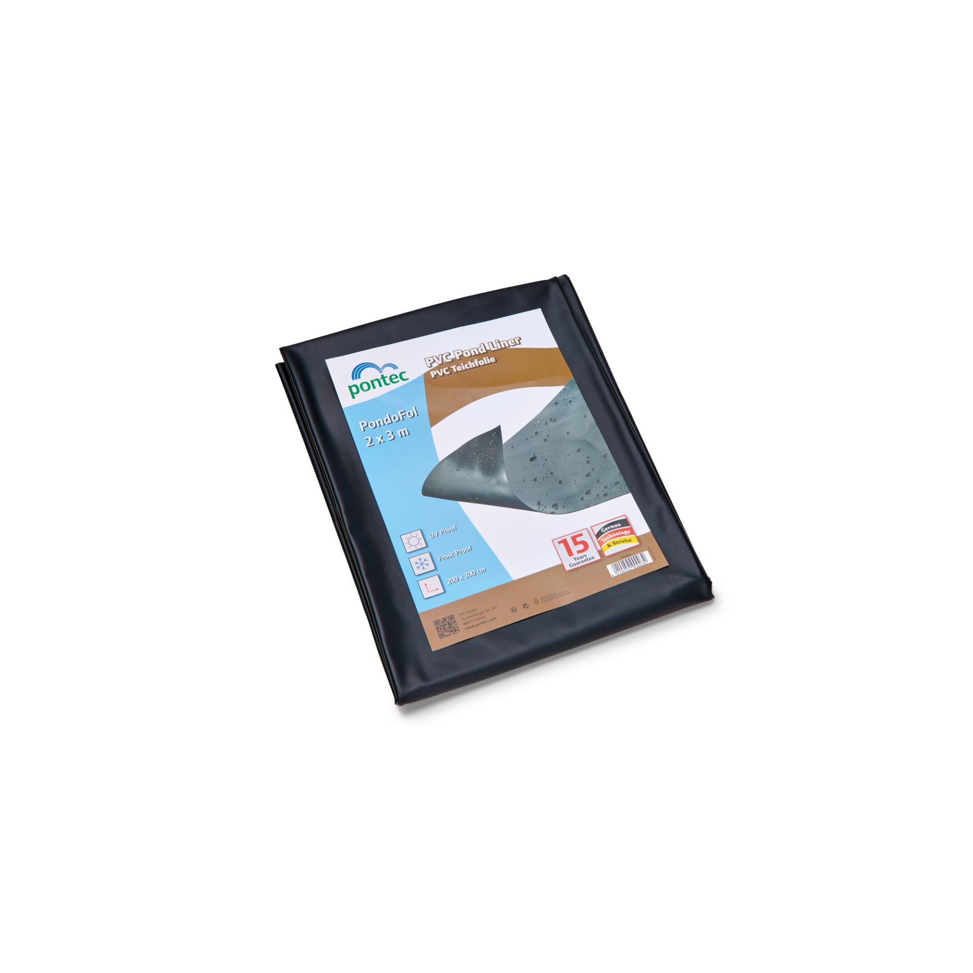 Oase Teichfolie 'Pontec' PVC 300 cm x 200 cm x 0,5 mm von Oase