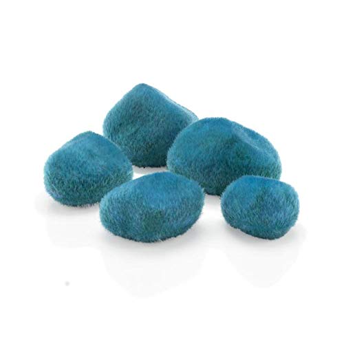 biOrb 72682 Wassersteine - ansprechende Aquariumdekoration in blau zur Gestaltung des Grunds | bestehend aus Marmorkiesel | für Süßwasser und Meerwasser geeignet von biOrb