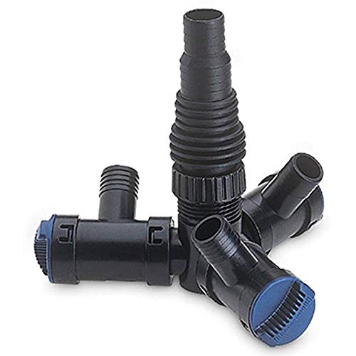 Oase Wasserverteiler Multi WD 3/4 Zoll, Schwarz, dreifach - mit Zweifachverteilerfunktion, Garten Bewässerung Verteiler von Oase