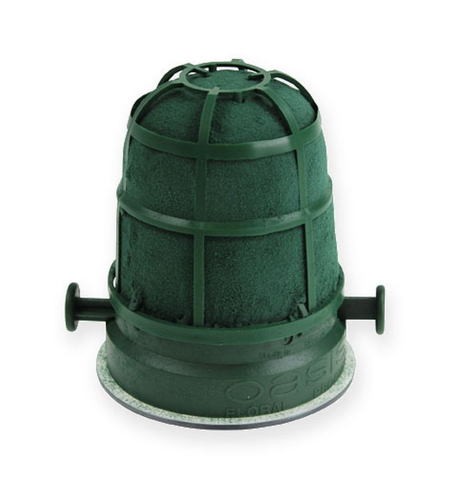 Viana Bastelkranz Steckschaum mit Halterung Auto Mini H10cm Ø7cm für Hochzeitsdeko von Viana