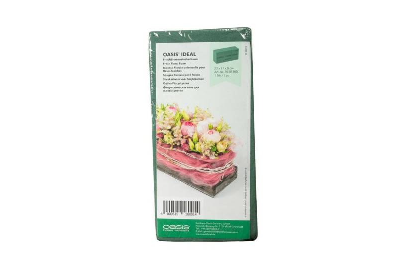 Oasis Schaumgummi OASIS® IDEAL Ziegel Hobbypackung - 23 x 11 x 8cm von Oasis