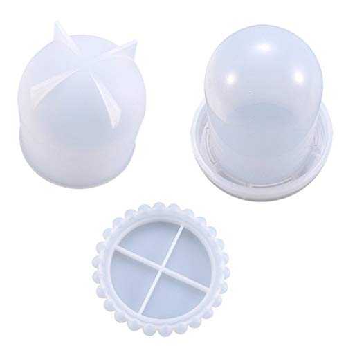 Obahdirry Transparente Silikon Form Harz Dekorative DIY Multifunktionale WüRfel Becher Form Epoxid Harz Formen für Schmuck von Obahdirry