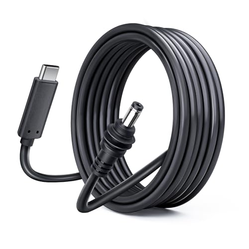 Obeaming für Starlink Mini Stromkabel 3M, USB C zu DC Kabel für Wohnmobil Boot, 18 AWG Kupferdraht Wasserdichtes IP66, Kompatibel mit 100W+ Powerbank und 20V PD-Ladegerät von Obeaming