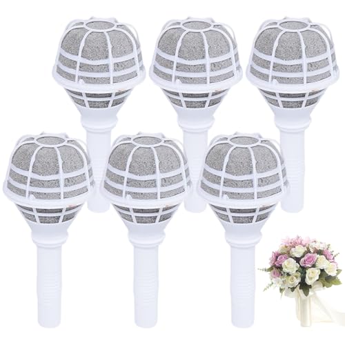 Blumenstraußhalter, 6pcs 4, 8 -Zoll -Schaumblumenhandbuhenhalter, Brautstraußhalter, Blumenarrangement Schaumkit für Hochzeit Valentinstag Day Blumenstraußhalter, 6pcs 4, 8 -Zoll -Schaumblumenhandbuhenhalter, Brautstraußhalter, Blumenarrangement Schaumkit für Hochzeit Valentinstag Day von Obelunrp