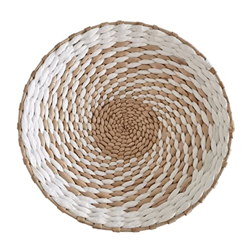 Obelunrp Boho Wanddekor, hängende gewebte Wandkorb Chic Boho handgefertigte Körbe Moderne Bauernhaus und rustikaler Wanddekoration 5, Durchmesser 25 cm, Korbwanddekoration von Obelunrp